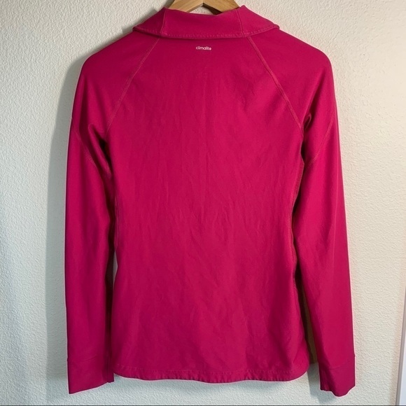 Adidas Climalite Full Zip Jacket Pink Size XS - Picture 9 of 9